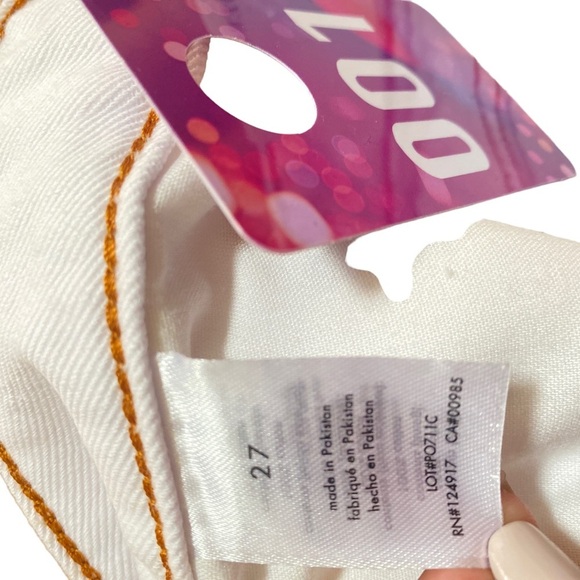 NWT WEWOREWHAT Icon Jean Stretch Twill Denim, size 27 - Picture 9 of 13